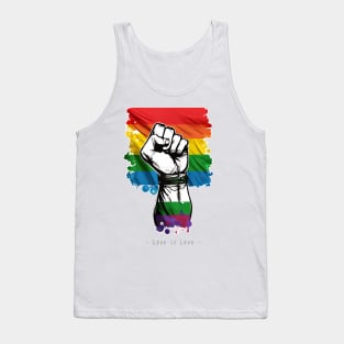 Love is Love - Pride Hand T-Shirt Design #1 (for white Background) Tank Top